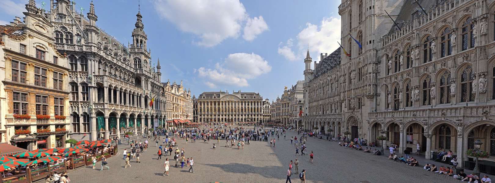 Blick auf den Grand Place in Brüssel der Hauptstadt von Belgien