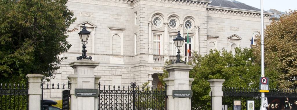 Blick auf das Nationale Museum of Ireland von außen