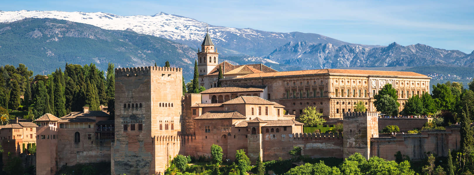 Die Befestigungsanlage Alhambra in Granada Spanien