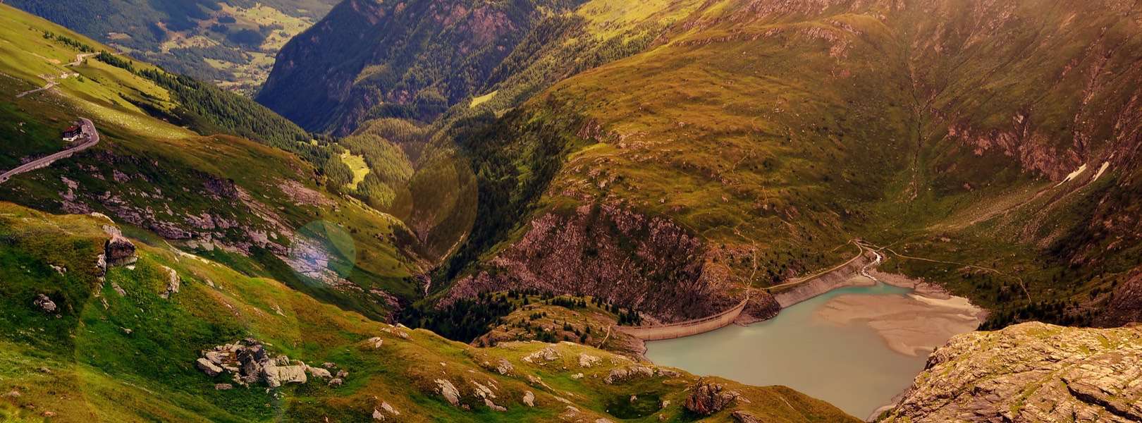 Blick auf den Nationalpark Hohe Tauern in Österreich