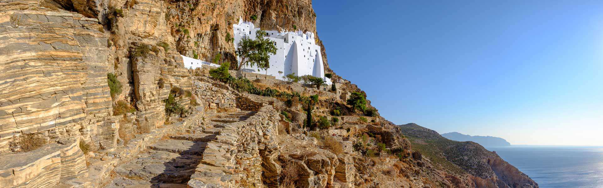 Heilige Stätte, göttliche Landschaft: Das Kloster Chozoviotissa in Griechenland Amorgos