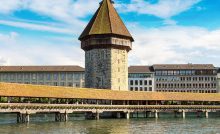 Seit ca. 1365: die älteste Holzbrücke der Welt, die Kapellbrücke Luzern