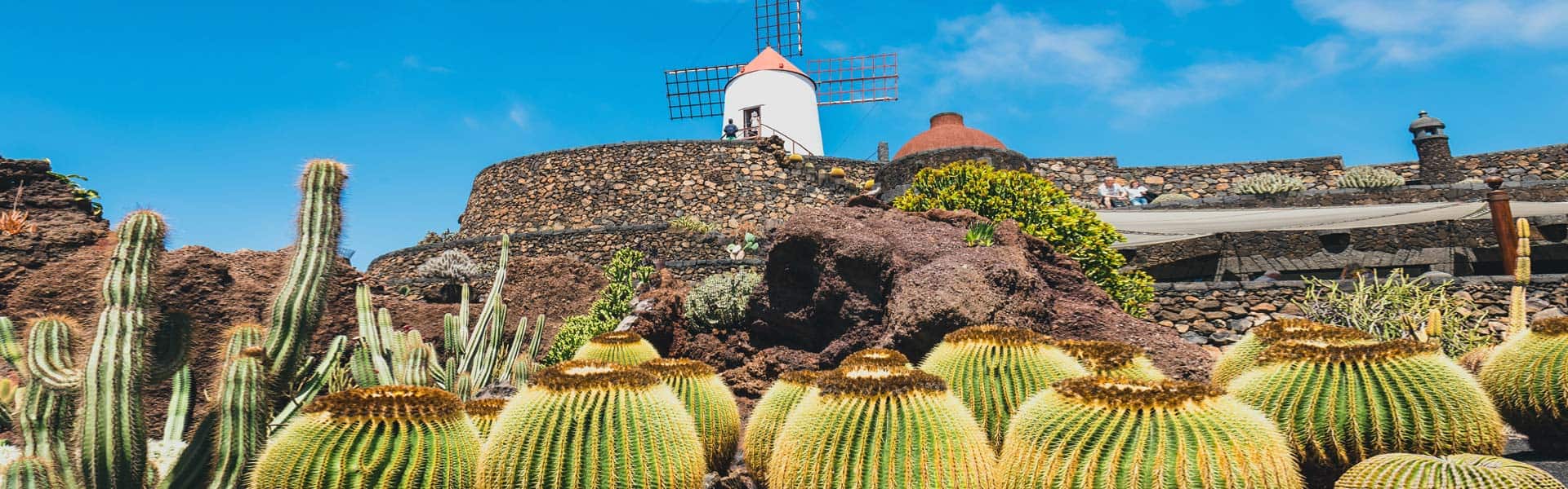 Kakteengarten Jardin de Cactus, Lanzarote – Werk des lanzerotenischen Künstlers César Manrique