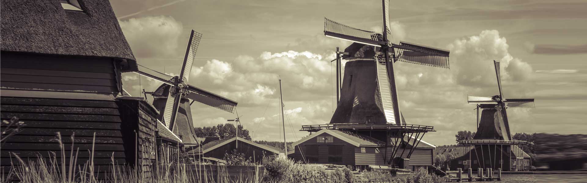 Besuchen Sie die Zaansche Mühlen, Holland